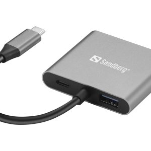 Dock USB-C Sandberg 2x HDMI + USB + Power Delivery