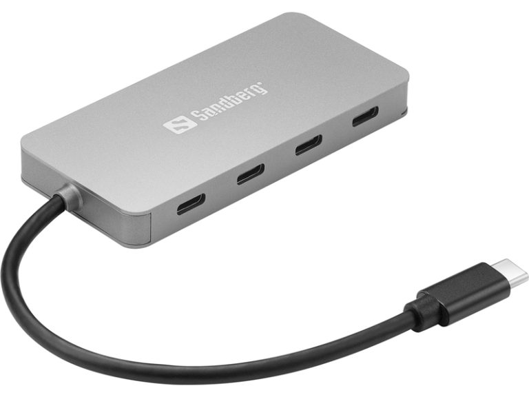Hub USB-C com 4 Portas USB-C Sandberg