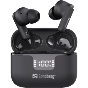 auriculares sem fios sandberg wireless earbuds anc enc