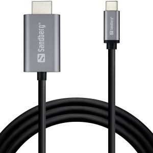 cabo usb-c para hdmi sandberg 2m 4k