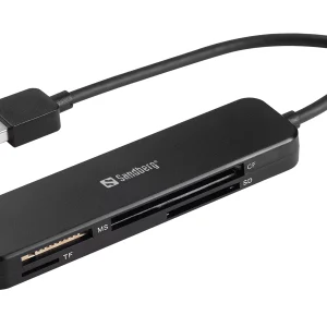 leitor cartoes usb 3.0 sandberg pocket card reader