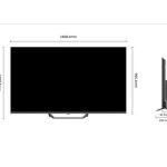TV Haier 75" QLED UHD 4K H75S80FUX Google TV - 190cm