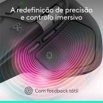 Rato Logitech MX Master 4 Rato Ergonómico Sem Fios RF + Bluetooth 8000 DPI com 8 Botões Grafite