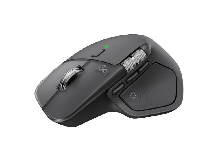 Rato Logitech MX Master 4 Rato Ergonómico Sem Fios RF + Bluetooth 8000 DPI com 8 Botões Grafite