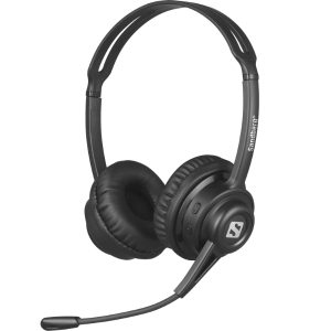 Auscultadores Sandberg Wireless Headset ANC+ENC Preto