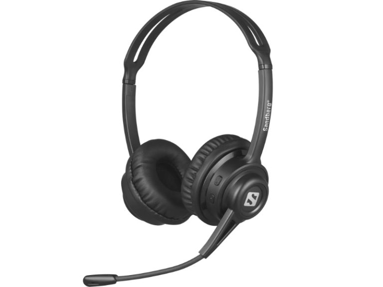 Auscultadores Sandberg Wireless Headset ANC+ENC Preto