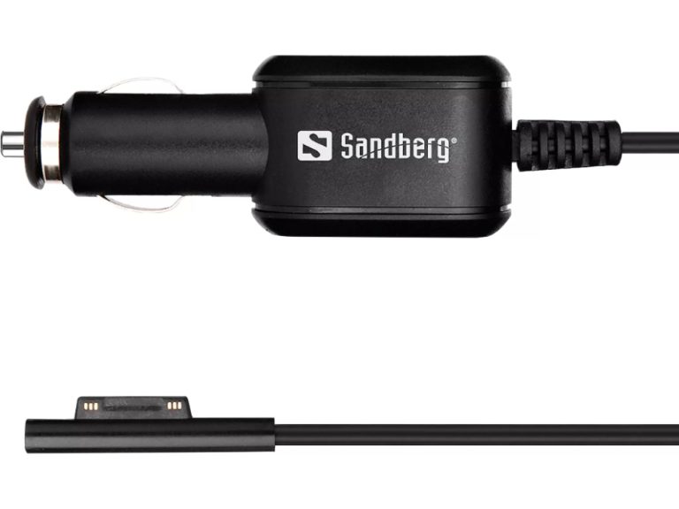 Carregador Automóvel Sandberg para Microsoft Surface Preto