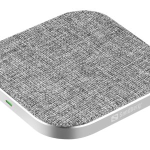 Carregador Wireless Sandberg Charger Pad 15W Cinzento