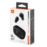 Earbuds JBL Wave Buds 2 ANC True Wireless Pretos