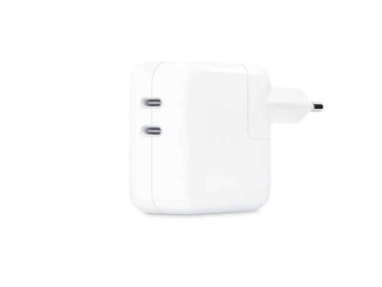 Adaptador de Corrente Apple c/ Porta USB‑C Dupla 35W Branco