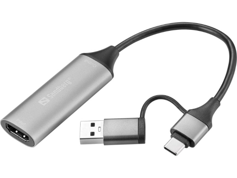 Adaptador de Captura HDMI USB-C/USB-A Sandberg