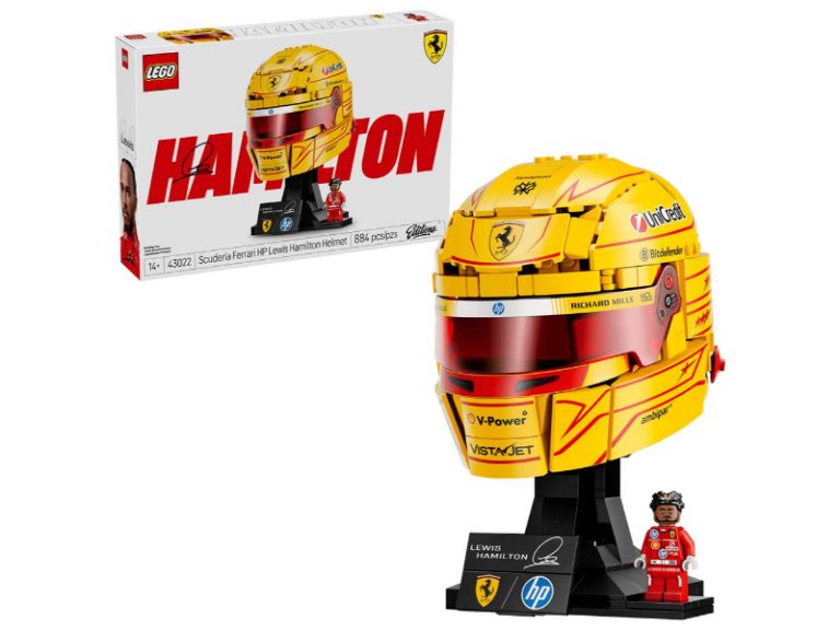 LEGO Editions F1: Capacete Scuderia Ferrari HP de Lewis Hamilton | Idades 14+ | 884 Peças | Item 43022