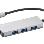 Hub Sandberg USB-C 1xUSB3.0+3x2.0 SAVER