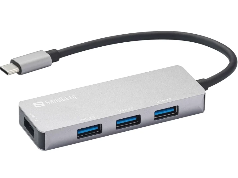 Hub Sandberg USB-C 1xUSB3.0+3x2.0 SAVER