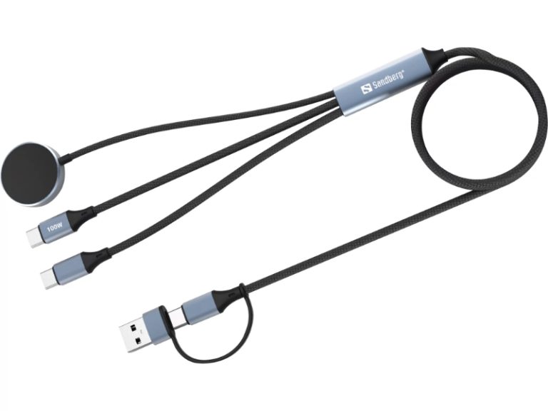 Cabo Usb Sandberg 3 em 1 100W