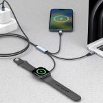 Cabo de carregador de viagem Sandberg 3 em 1 100W