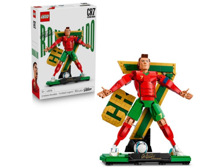 LEGO Editions Football Cristiano Ronaldo – Lenda do Futebol Idades 12+ 854 Peças Item 43016