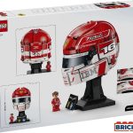 LEGO Editions F1 Capacete Scuderia Ferrari HP de Charles Leclerc Idades 14+ 886 Peças Item 43014