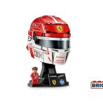 LEGO Editions F1 Capacete Scuderia Ferrari HP de Charles Leclerc Idades 14+ 886 Peças Item 43014