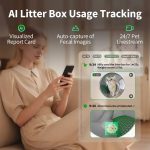 Caixa de Areia PETKIT Purobot Max Pro 2 c/ Câmara Smart Cat Litter Box