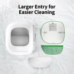 Caixa de Areia PETKIT Purobot Max Pro 2 c/ Câmara Smart Cat Litter Box