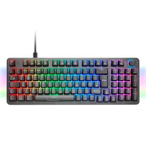 Teclado Mecânico Mars Gaming MKPROYPT RGB Yellow Switch PT Preto