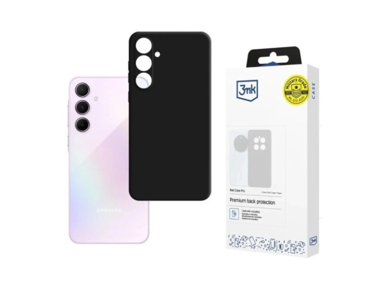 Capa 3MK Matt Case para Samsung Galaxy A36 5G Preto