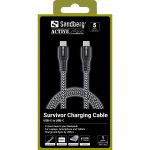Cabo Usb Sandberg Survivor USB-C 100W 1M Cinzento