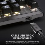 Teclado Mecânico Corsair K70 Core TKL RGB Switches MLX Red PT Preto