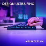 Teclado Mecânico Logitech G515 TKL RGB Wired PT GL Tactile Switches Preto