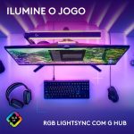 Teclado Mecânico Logitech G515 TKL RGB Wired PT GL Tactile Switches Preto