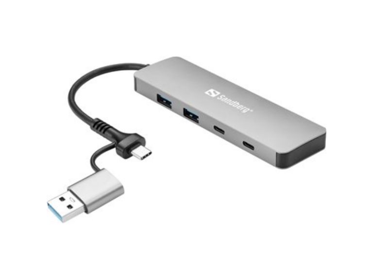 Hub USB-C/A Sandberg 2xUSB-A 2xUSB-C