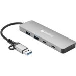 Hub USB-C/A Sandberg 2xUSB-A 2xUSB-C