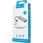 Hub USB-C/A Sandberg 2xUSB-A 2xUSB-C