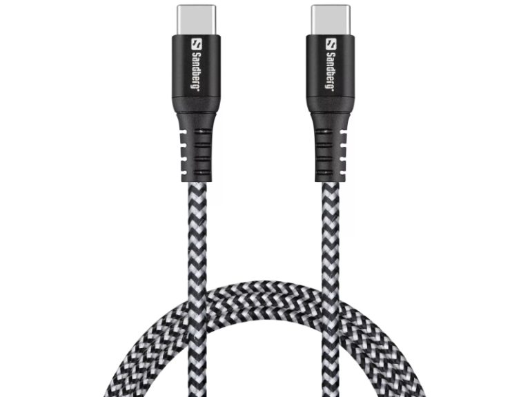 Cabo Usb Sandberg Survivor USB-C 100W 1M Cinzento