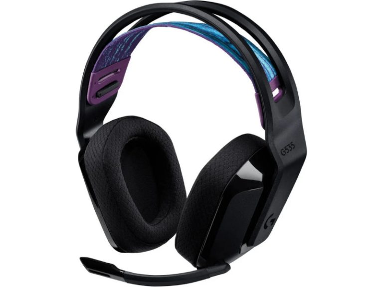 Headset Logitech G535 Lightspeed Wireless Gaming Preto