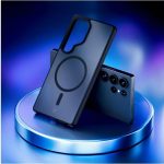 Capa 3mk Smoke MagCase para Samsung Galaxy S25 Ultra Preto