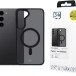 Capa 3mk Smoke MagCase para Samsung Galaxy S25 Ultra Preto