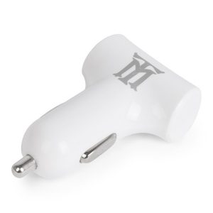 Carregador Auto Maillon 2 USB 4.8A Branco
