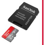 Cartão de Memória SanDisk Ultra microSDXC 128GB UHS-I A1 140MB/s com Adaptador SD