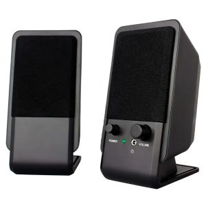 Colunas Ewent EW3528 Estéreo 2.0 12W RMS Pretas