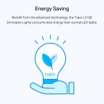 Lâmpada Inteligente TP-Link Smart Light Bulb Tapo L510E 2700K Wi-Fi