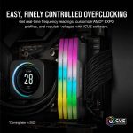 Memória RAM UDIMM Corsair Vengeance RGB 48GB (2x24GB) DDR5-6000MHz (Intel XMP) CL36 (36-44-44-96) 1.40V Preta