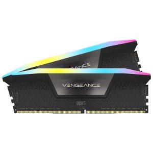 Memória RAM UDIMM Corsair Vengeance RGB 48GB (2x24GB) DDR5-6000MHz (Intel XMP) CL36 (36-44-44-96) 1.40V Preta