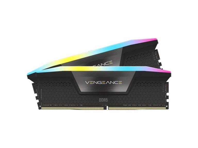 Memória RAM UDIMM Corsair Vengeance RGB 48GB (2x24GB) DDR5-6000MHz (Intel XMP) CL36 (36-44-44-96) 1.40V Preta