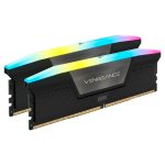 Memória RAM UDIMM Corsair Vengeance RGB 48GB (2x24GB) DDR5-6000MHz (Intel XMP) CL36 (36-44-44-96) 1.40V Preta