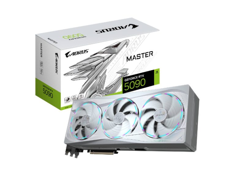 Placa Gráfica Gigabyte NVIDIA GeForce RTX 5090 Blackwell Master Ice 32G GDDR7 DLSS4