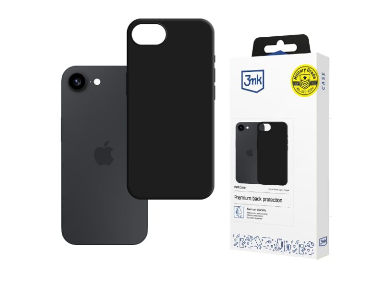 Capa 3mk Matt Case Apple iPhone 16e Preta