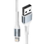 Cabo USB-A para Lightning 2m 3MK Hyper Cable N-Series 12W Branco