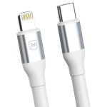 Cabo 3MK Hyper Cable N-Series USB-C para Lightning 1m Branco